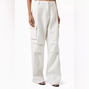 COPERNI: WHITE WIDE-LEG CARGO PANTS
